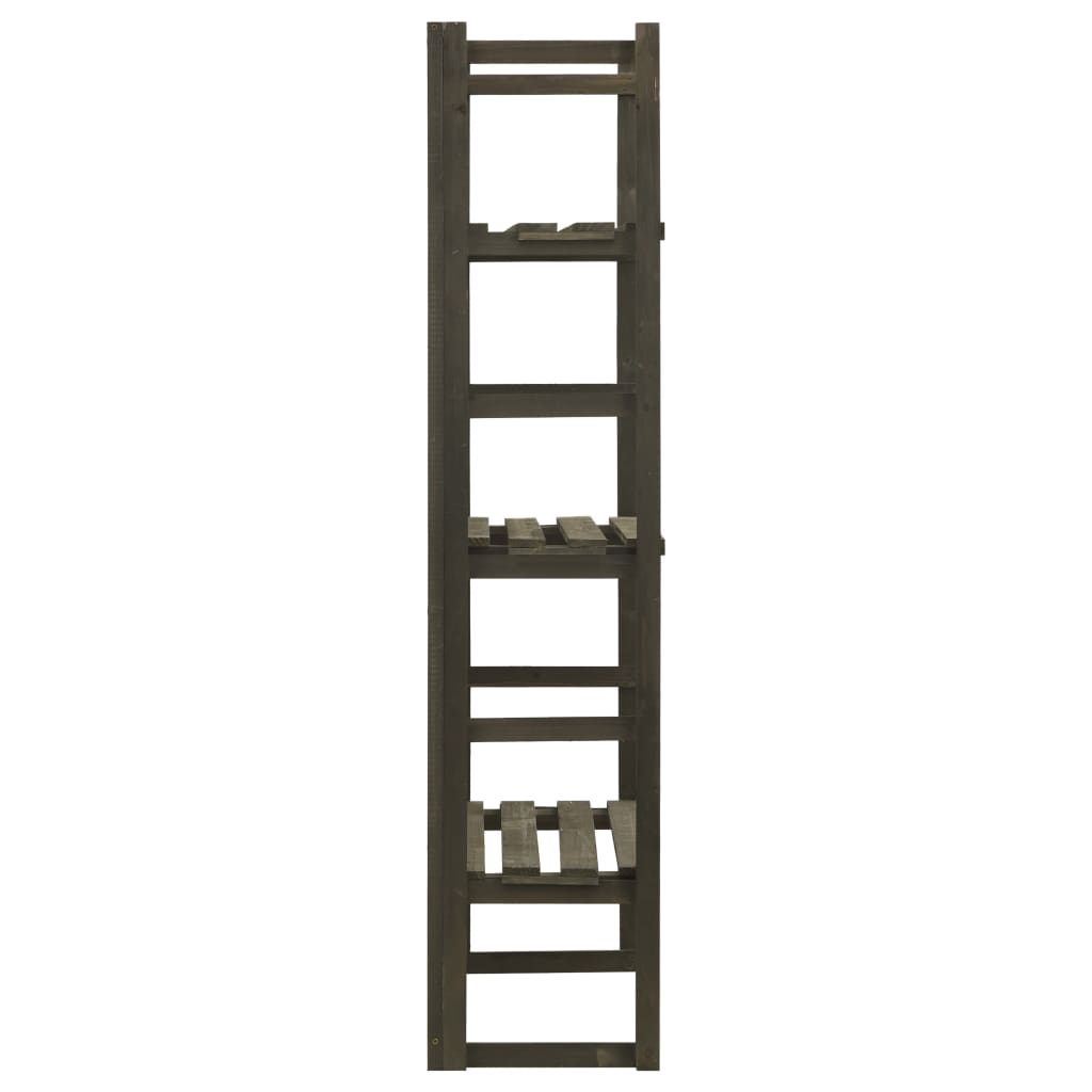 vidaXL Plant Rack Plant Stand with Trellis Flower Pot Stand Solid Firwood-5
