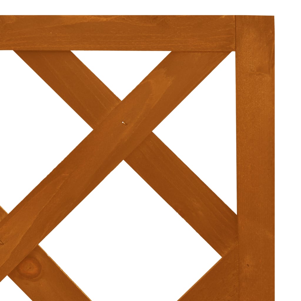 vidaXL Planter Flower Box Trellis Raised Bed Outdoor Planter Solid Firwood-7