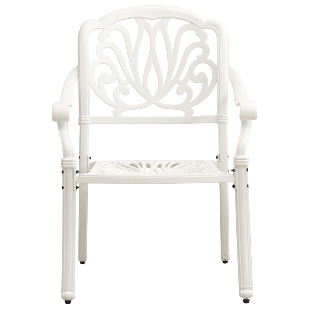 vidaXL Patio Chairs 2 Pcs Patio Furniture for Garden Deck Porch Cast Aluminum-8