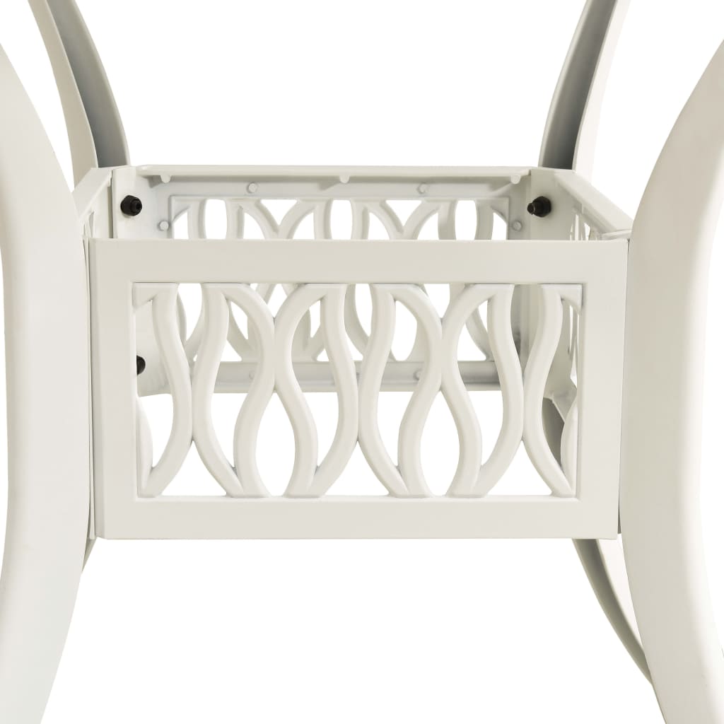 vidaXL Outdoor Dining Table Patio Table Garden Porch Furniture Cast Aluminum-13
